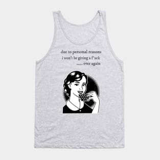 No F*cks given | Sassy Tank Top